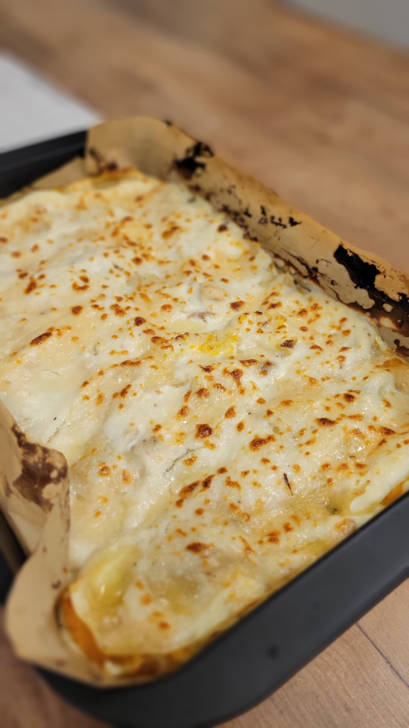 Lasagne mit Kürbis und Gorgonzola